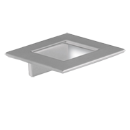 Cabinet Handle - 75mm - Aluminum Colour