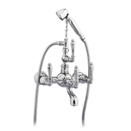 Bath shower set - Bright chrome Finish