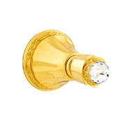 Robe hook with Swarovski crystal - Gold