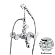 Bath shower set - Bright chrome Finish