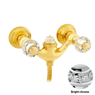 Shower mixer with Swarovski crystal - B