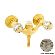 Shower mixer with Swarovski crystal -  