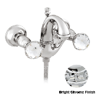 Bath shower set with Swarovski crystal 