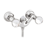 Shower mixer with Swarovski crystal - G