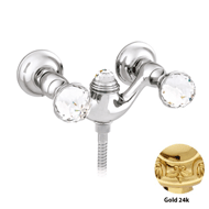 Bath shower set with Swarovski crystal 