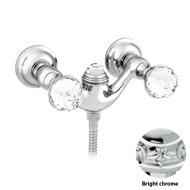 Bath shower set with Swarovski crystal 