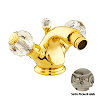 One hole bidet mixer with Swarovski cry