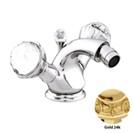 One hole bidet mixer with Swarovski cry