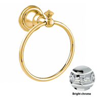 Towel ring diameter 165mm - Bright chro