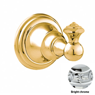 Robe hook - Bright chrome Finish