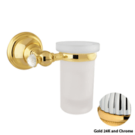 Wall toothbrush holder with Swavoski cr