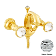 Bath shower set with Swarovski crystal 