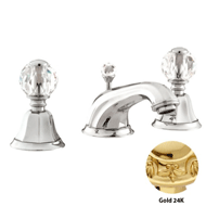 Three holes basin set with Swarovski cr