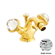 One hole bidet mixer with Swarovski cry