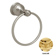 Towel ring diameter 165mm - Gold 24K Fi