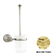 Toilet brush holder - Gold 24K Finish