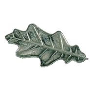 Leaf Cabinet Knob - 92mm - Tin Coloured