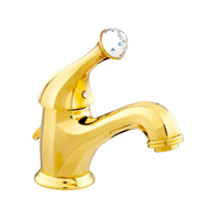 Basin monolever mixer with Swarovski cr