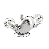 One hole basin mixer with Swarovski cry