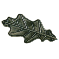 Leaf Cabinet Knob - 92mm - Antique Bras