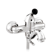 Bath shower monolever mixer with Swarov