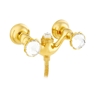 Shower mixer with Swarovski crystal - G