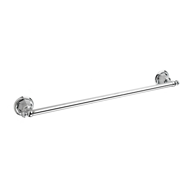 Towel rail 600mm with Swarovski crystal