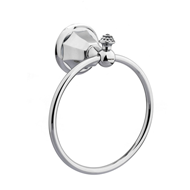 Towel ring diameter 165mm with Swarovsk