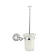 Toilet brush holder - Bright chrome Fin