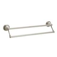 Double towel rail 600mm - Gold 24K Fini