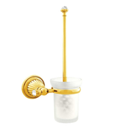 Toilet brush holder with Swarovski crys