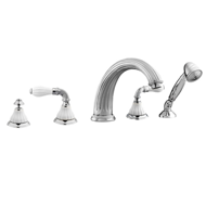 Five holes bath set with porcelain - Br