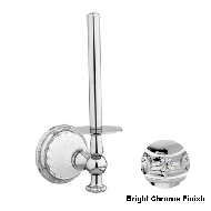 Spare toilet paper holder with porcelai