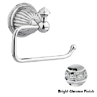 Toilet paper holder - Bright chrome Fin