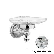 Soap dish holder - Bright chrome Finish