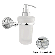 Wall soap dispenser - Bright chrome Fin