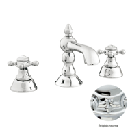 Three holes basin set - Bright chrome F