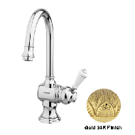 Basin monolever mixer - Gold 24K Finish