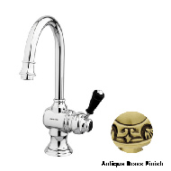 Basin monolever mixer - Antique brass F