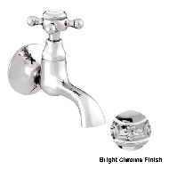 Single wall spout - Bright chrome Finis