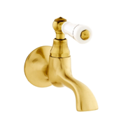 Single wall spout with porcelain - Gold