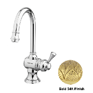 Basin monolever mixer - Gold 24K Finish