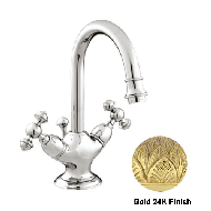 One hole basin mixer - Gold 24K Finish