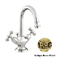 One hole basin mixer - Antique brass Fi