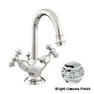 One hole basin mixer - Bright chrome Fi