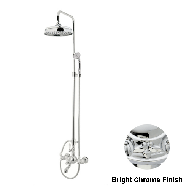 Bath shower set with column and porcela