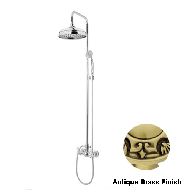 Bath shower set with column and porcela