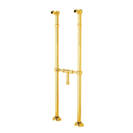 Pipes for free standing bath tub - Gold