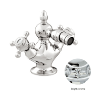 One hole bidet mixer - Bright chrome Fi