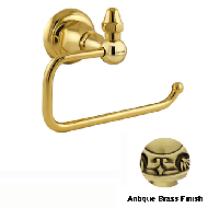 Toilet paper holder - Antique brass Fin